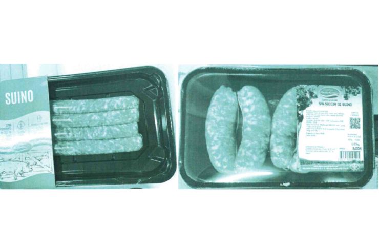 Salsicce in vaschette confezionate