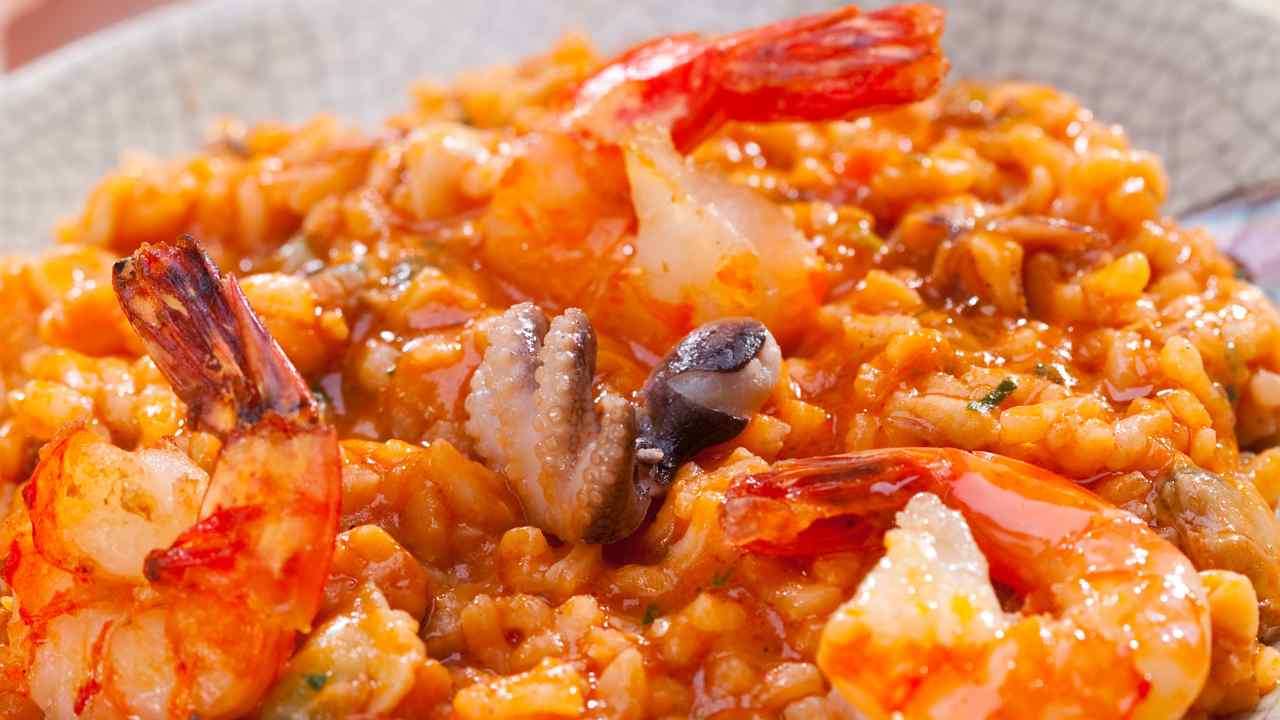 risotto alla pescatora cremoso ricettasprint