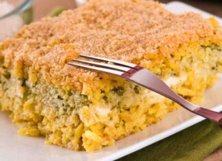 Tortino di riso e verza