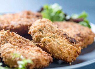 Questa panatura in friggitrice ad aria fa la differenza: non si stacca e resta dorata Cotolette in friggitrice ad aria - RicettaSprint