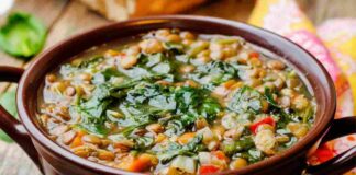 Minestra dimagrante di inverno, ti aiuterà a perdere peso facilmente, la mangi a pranzo e cena