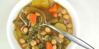 Minestrone dietetico senza grassi - RicettaSprint