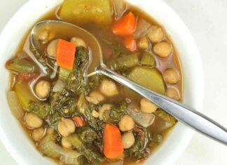 Minestrone dietetico senza grassi - RicettaSprint