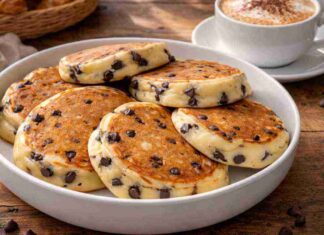 Pancake con gocce di cioccolato - RicettaSprint