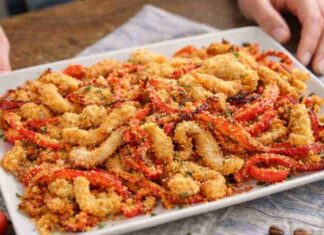 Pollo ai peperoni in friggitrice ad aria - RicettaSprint