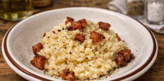 Risotto alla carbonara - RicettaSprint