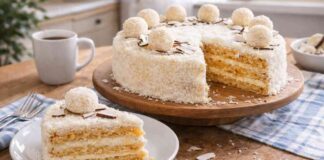Torta Raffaello ricetta veloce - RicettaSprint