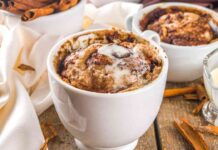 Torta in tazza alla cannella - RicettaSprint