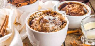 Torta in tazza alla cannella - RicettaSprint