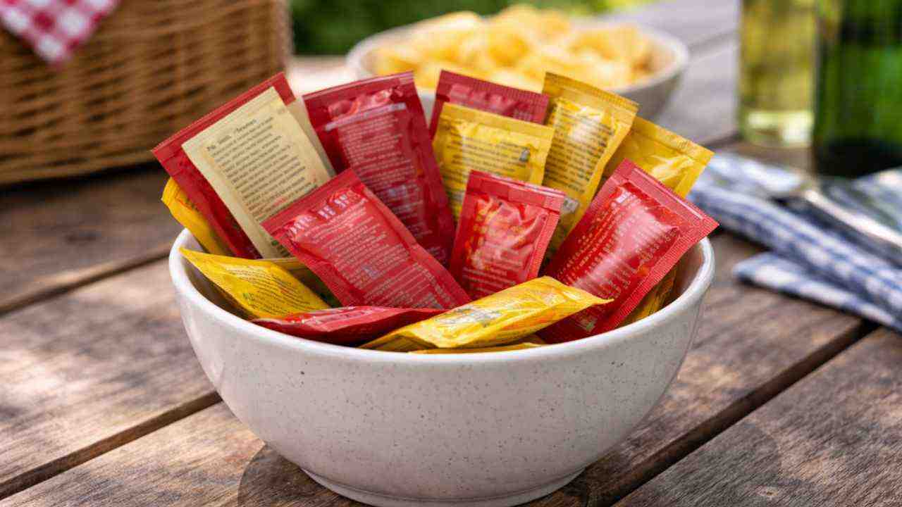 Vietate le bustine di ketchup e maionese - RicettaSprint
