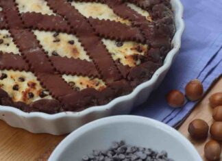 crostata al cioccolato e ricotta
