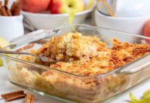 crumble di mele mandorlato