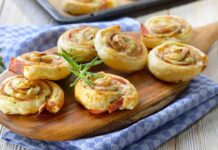 4 ricette con la pasta sfoglia da mettere nel calendar, una più buona dell’altra girelle pasta sfoglia