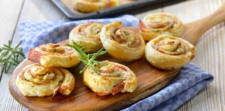 4 ricette con la pasta sfoglia da mettere nel calendar, una più buona dell’altra girelle pasta sfoglia