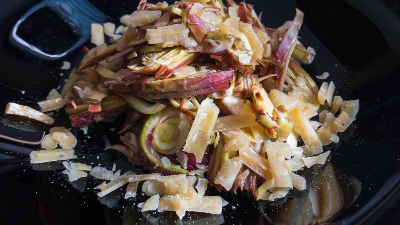 insalata di carciofi e parmigiano