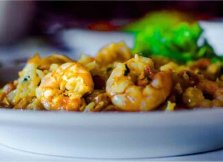 Sembra una paella, ma è quasi un mare e monti mare e monti