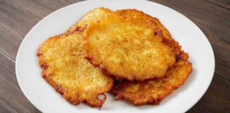 Pancake di patate alla sera, svolti la cena per tutti con meno di 10 euro