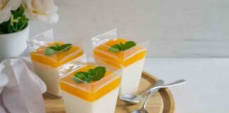 panna cotta al mandarino