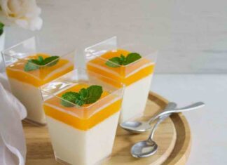 panna cotta al mandarino