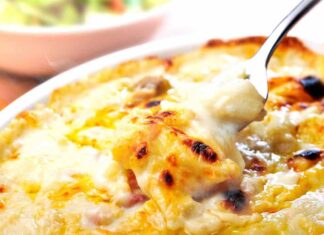 Non è rimasto più niente in casa, ma la cena l’ho svoltata comunque senza spendere un euro patate al gratin