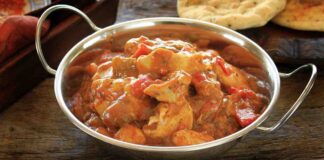 pollo al curry e peperoni