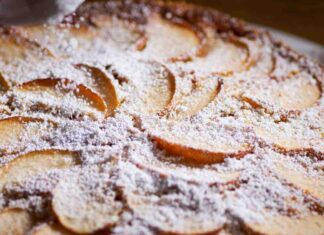 torta di mele senza zucchero