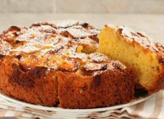 torta di mele all'acqua