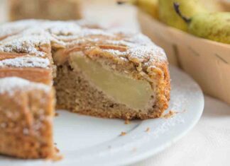 torta di pere integrale