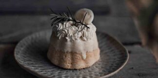 tortino al cioccolato bianco