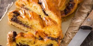 treccia dolce ripiena ricettasprint