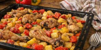 Cena senza stress con pollo e peperoni: ciao ciao sensi di colpa! Pollo e peperoni senza stress e sensi di colpa - RicettaSprint