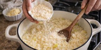 Risotto da ristorante in poche mosse, nessuno crede mai che si tratta di una ricetta svuota frigo Risotto al parmigiano - RicettaSprint