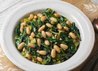 Bieta e fagioli | il mio contorno di oggi | nutriente, dimagrante e buonissimo bieta e fagioli
