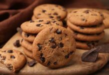 biscotti con gocciole di cioccolato