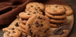 biscotti con gocciole di cioccolato