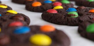 cookie con gli smarties