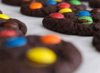 cookie con gli smarties