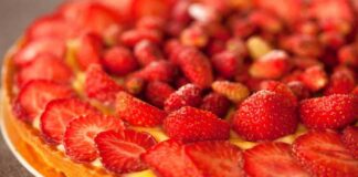 crostata di fragole