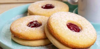 Biscotti occhi di bue, buonissimi proprio come quelli del bar occhi di bue