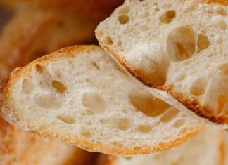 filoni di pane con le bolle