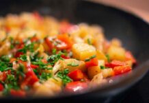 patate broccoli e peperoni