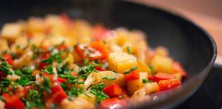 patate broccoli e peperoni