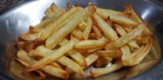 patatine fritte in friggitrice