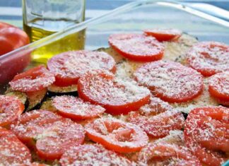 teglia di verdure al parmigiano