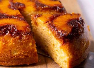 torta all'ananas rovesciata