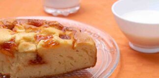 torta morbida con la confettura