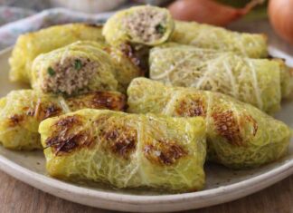 Involtini di verza in friggitrice ad aria - RicettaSprint