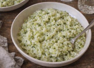 Risotto con crema di zucchine - RicettaSprint