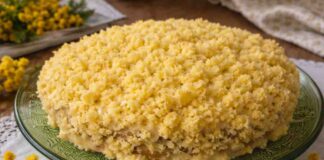 Torta alla mimosa per la festa della donna - RicettaSprint