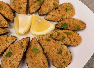 cozze gratinate